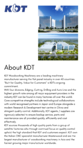 About KDT